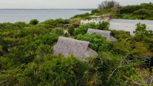 an aerial view of a house surrounded by vegetation at The Slow Leopard Kilwa in Kilwa Masoko +15 photos