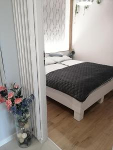 Posteľ alebo postele v izbe v ubytovaní Apartament Zielone Wzgórze 2