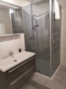 Koupelna v ubytování Hotel Aux Beaux Rivages En Gaume