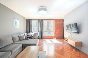 Część wypoczynkowa w obiekcie ApartMate- Perfect Apartment Oldtown Gdansk