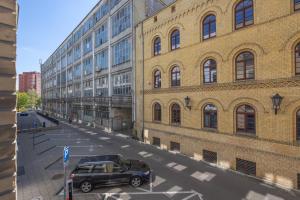 Budynek, w którym mieści się apartament