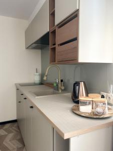 Een keuken of kitchenette bij BUNASTA Apartments