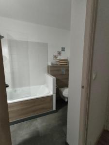 Koupelna v ubytování Hotel Au Val Doré