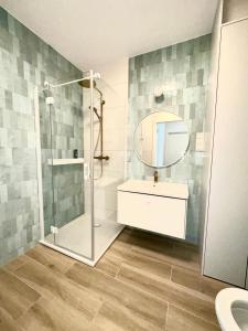 Kúpeľňa v ubytovaní Happy Land Aqua Polanki B405