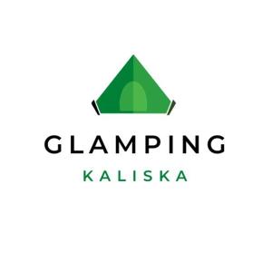 a green logo for clamping kalisaya at Glamping Kaliska in Łochów