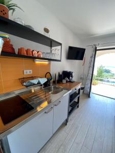 Kuchyň nebo kuchyňský kout v ubytování Villa Marijam