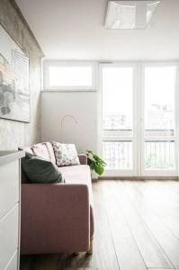 Posteľ alebo postele v izbe v ubytovaní Unique Studio with stunning view & Netflix