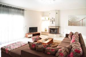 Χώρος καθιστικού στο ErDILNa Villa