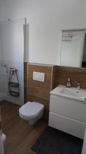 Koupelna v ubytování Apartments Jozef