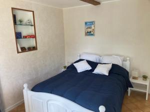 Postel nebo postele na pokoji v ubytování Gîte de Blay