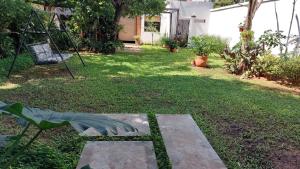 A garden outside Casa de Mia