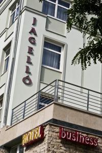 Certifikát, hodnocení, plakát nebo jiný dokument vystavený v ubytování Jagelló Business Hotel