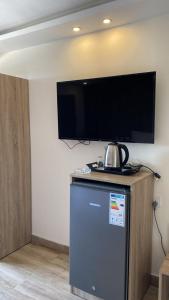 Kuchyň nebo kuchyňský kout v ubytování Castle beach hotel