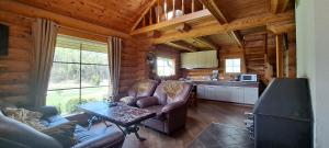 Posezení v ubytování Nuustaku Guesthouse