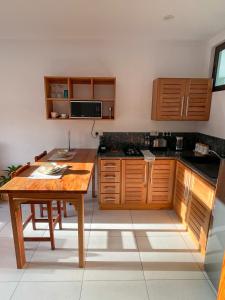 Kuchyň nebo kuchyňský kout v ubytování Nautilus Apartments