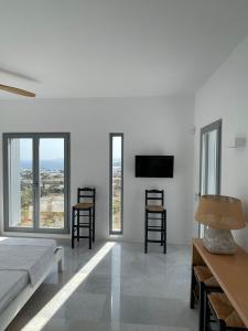 TV a/nebo společenská místnost v ubytování B&B Leone - Deluxe