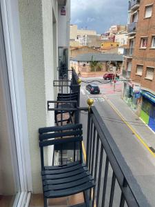 Balkón nebo terasa v ubytování Hotel Norai