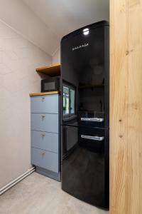 Kuchyň nebo kuchyňský kout v ubytování Apartmány U 3 Zbujů