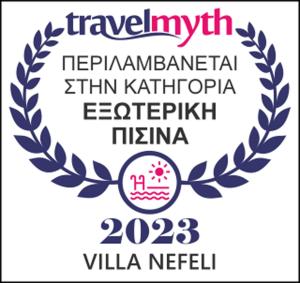 Villa Nefeli tanúsítványa, márkajelzése vagy díja