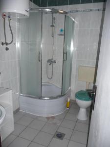 Koupelna v ubytování Apartments KIRSCHEY