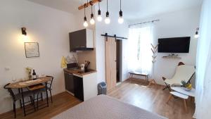 Kuchyňa alebo kuchynka v ubytovaní Rooms Diana