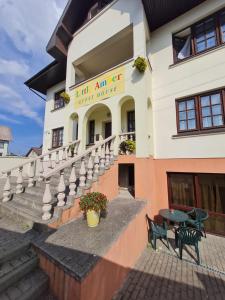 Balkón nebo terasa v ubytování Little Amber Apartments