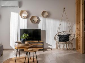 TV a/nebo společenská místnost v ubytování Jasmine loft luxury 1