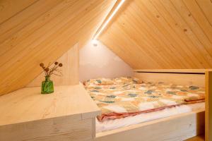 Postel nebo postele na pokoji v ubytování Apartmány U 3 Zbujů