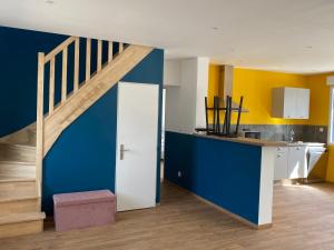 Kuchyň nebo kuchyňský kout v ubytování La Margotine