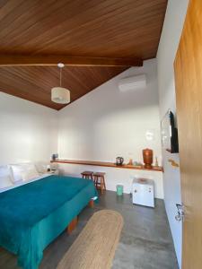 Ao Mar - Hospedagem的休息区