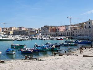 a group of boats are docked in a harbor at L'Ancora in Bisceglie +12 photos