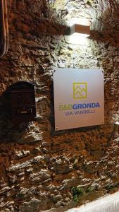 Certifikát, hodnocení, plakát nebo jiný dokument vystavený v ubytování B&B Gronda Via Vandelli