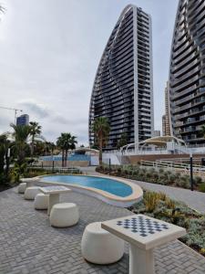 Bazén v ubytovaní Apartament Sunset Waves 67 alebo v jeho blízkosti
