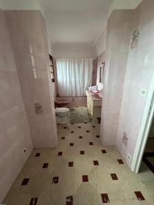 Koupelna v ubytování Auberge Mer