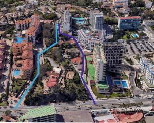 Výhľad na mesto Benalmádena alebo výhľad na mesto priamo z apartmánu