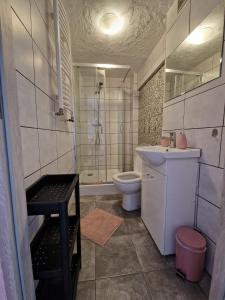 Ett badrum på Stara Kuźnia Radków