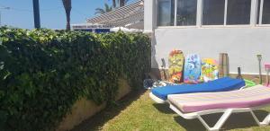 Ogród w obiekcie Casita Beach Front