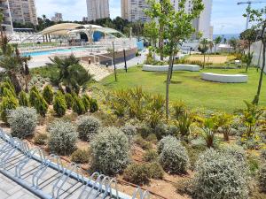 Zahrada ubytování Sunset Waves excellent apartment Benidorm