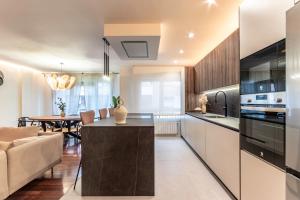 Kuchyň nebo kuchyňský kout v ubytování New! Lovely 4-Bedroom Loft in Bilbao