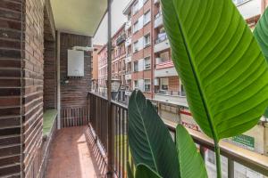 Balkón nebo terasa v ubytování New! Lovely 4-Bedroom Loft in Bilbao
