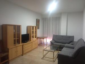 Posezení v ubytování Piso bonito y tranquilo