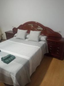 Postel nebo postele na pokoji v ubytování Piso bonito y tranquilo