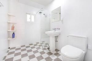Koupelna v ubytování Meteora Pension