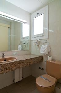 Koupelna v ubytování Hotel Claramar