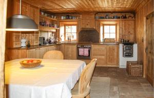 Kuchyň nebo kuchyňský kout v ubytování Ferienhaus In Stummerberg