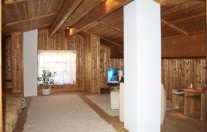 TV a/nebo společenská místnost v ubytování Ferienhaus In Stummerberg