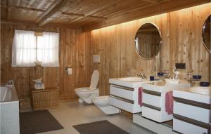 Koupelna v ubytování Ferienhaus In Stummerberg