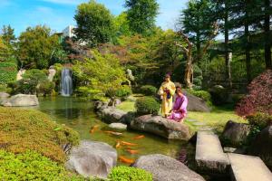 Zahrada ubytování Ooedo Onsen Monogatari Hotel Shinko