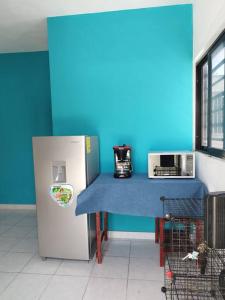 Kuchyň nebo kuchyňský kout v ubytování Samba rooms