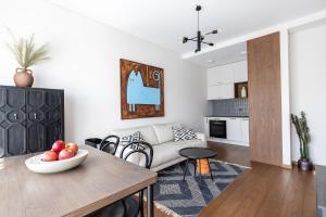 Kuchyň nebo kuchyňský kout v ubytování Cosy Home Paupys
